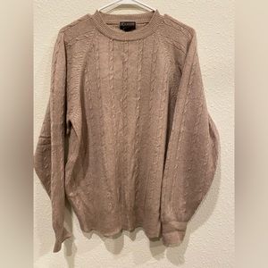 Vintage Courtenay cashmere sweater cable knit